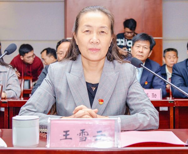 校党委书记王雪云汇报安博·体育_安博(中国)省级文明校园创建工作